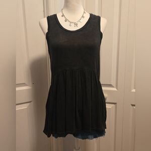 Elegant Black Sleeveless Tank Top